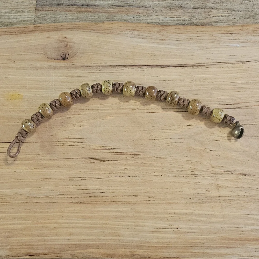 Rare & Hand Crafted Agatized Coral Bracelet.